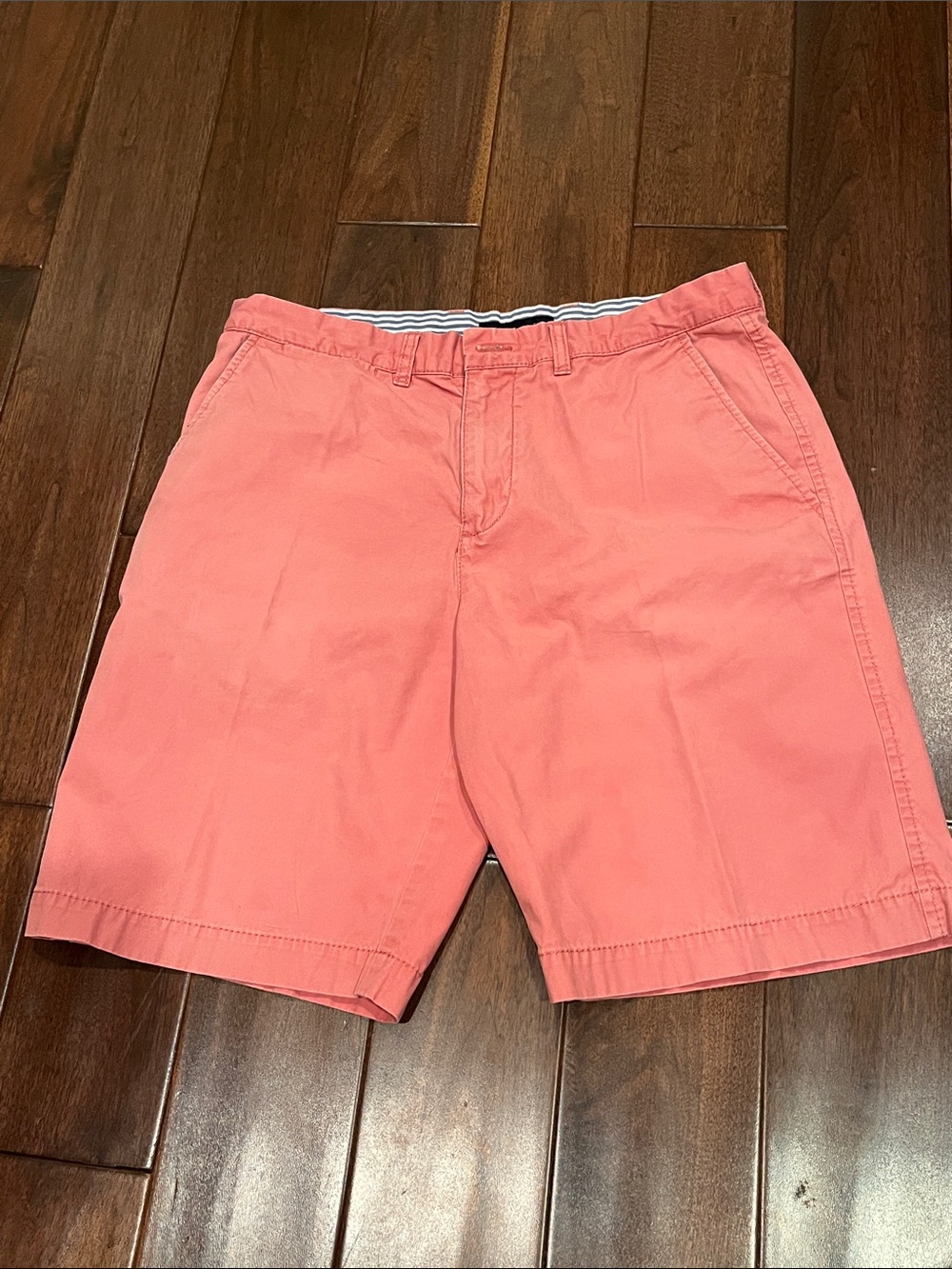 Tommy Hilfiger Coral Pink Flat Front Men's Shorts